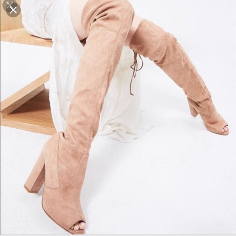 Steve Madden ELLIANA tan knee high boots